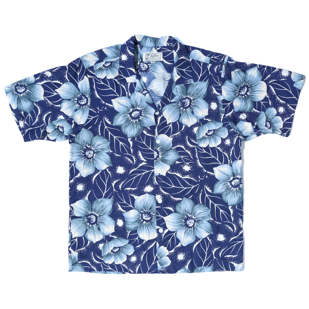 Men's Pua Aloha Shirt - Navy