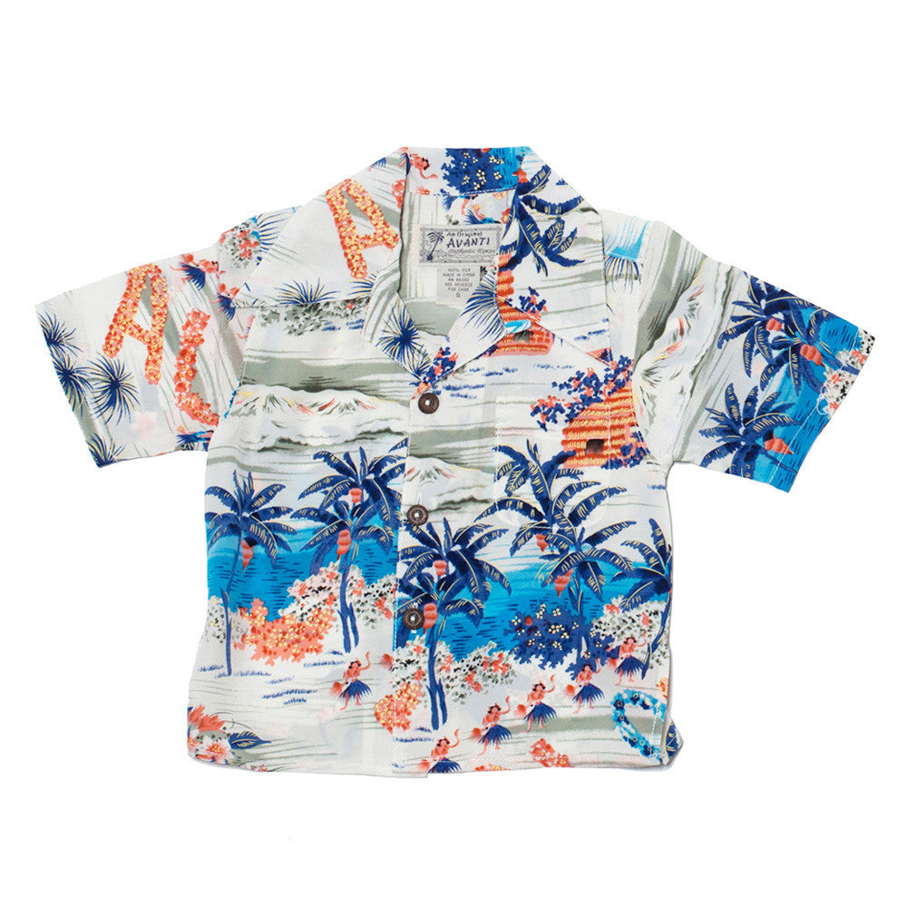 Boy's Aloha Hawaii Hawaiian Shirt