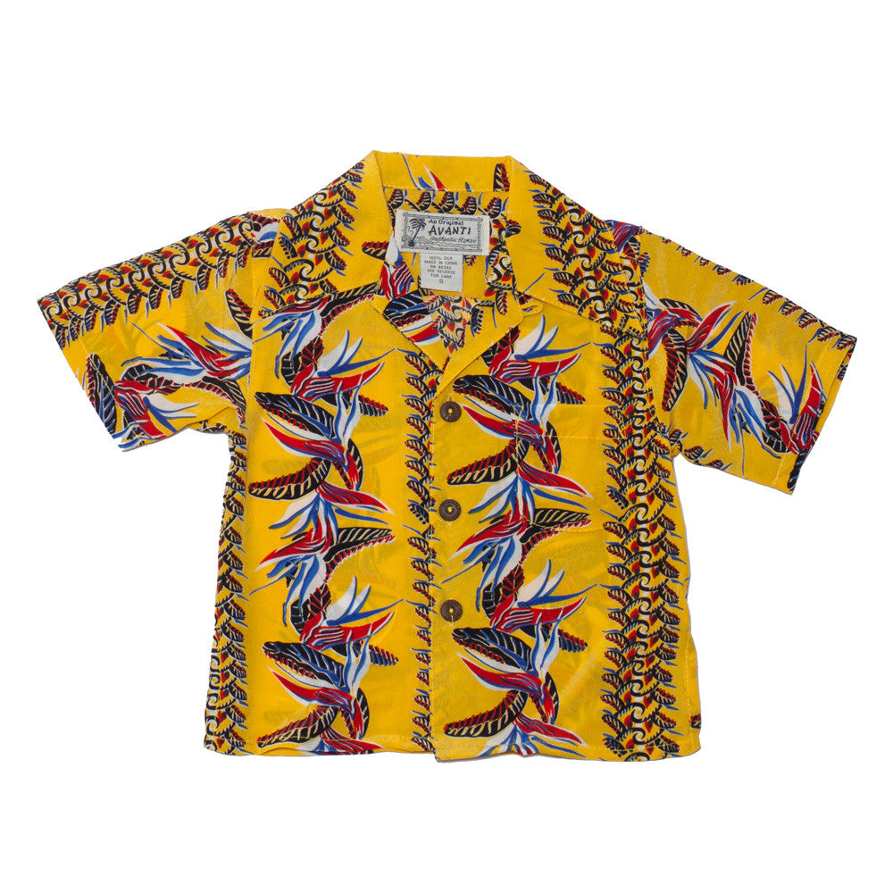 Boy's Bird of Paradise Hawaiian Shirt