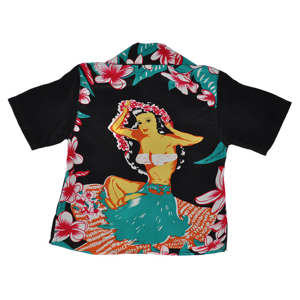 Boy's Hawaiian Maiden Hawaiian Shirt - Back