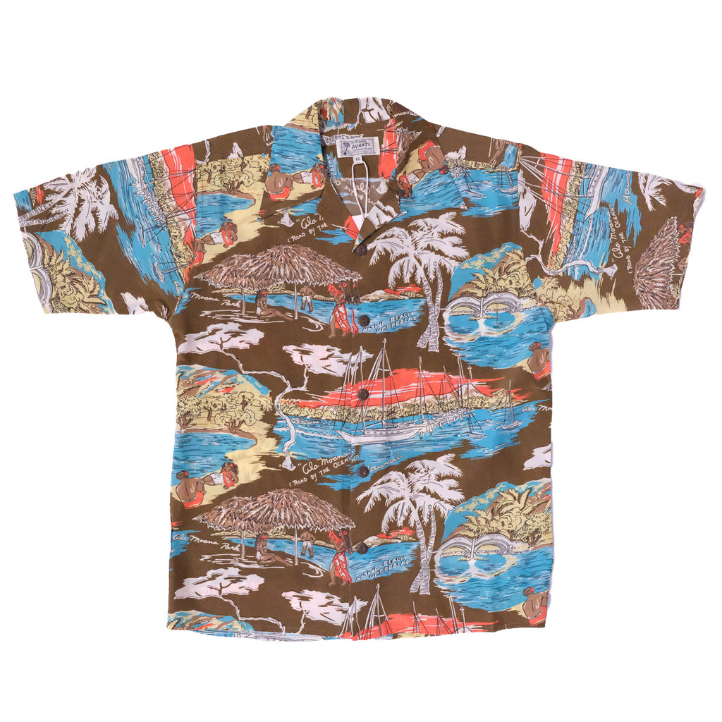 Men's Ala Moana Aloha Shirt - Brown