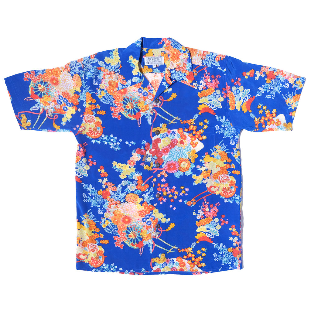 Men's Romeo and Juliet Aloha Shirt - Blue