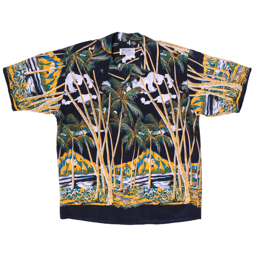 Men's From Here to Eternity Hawaiian Shirt- Black