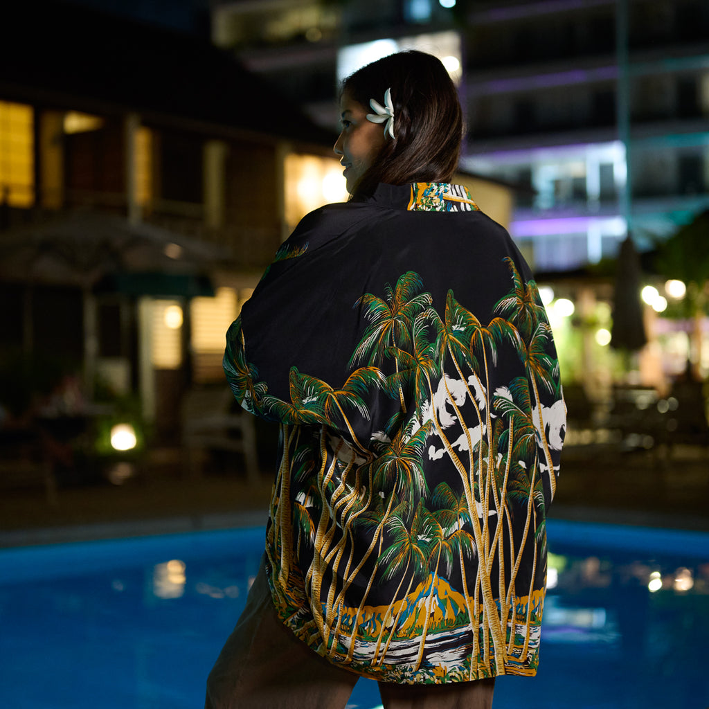 Women's From Here to Eternity Kimono Cover-up - Black