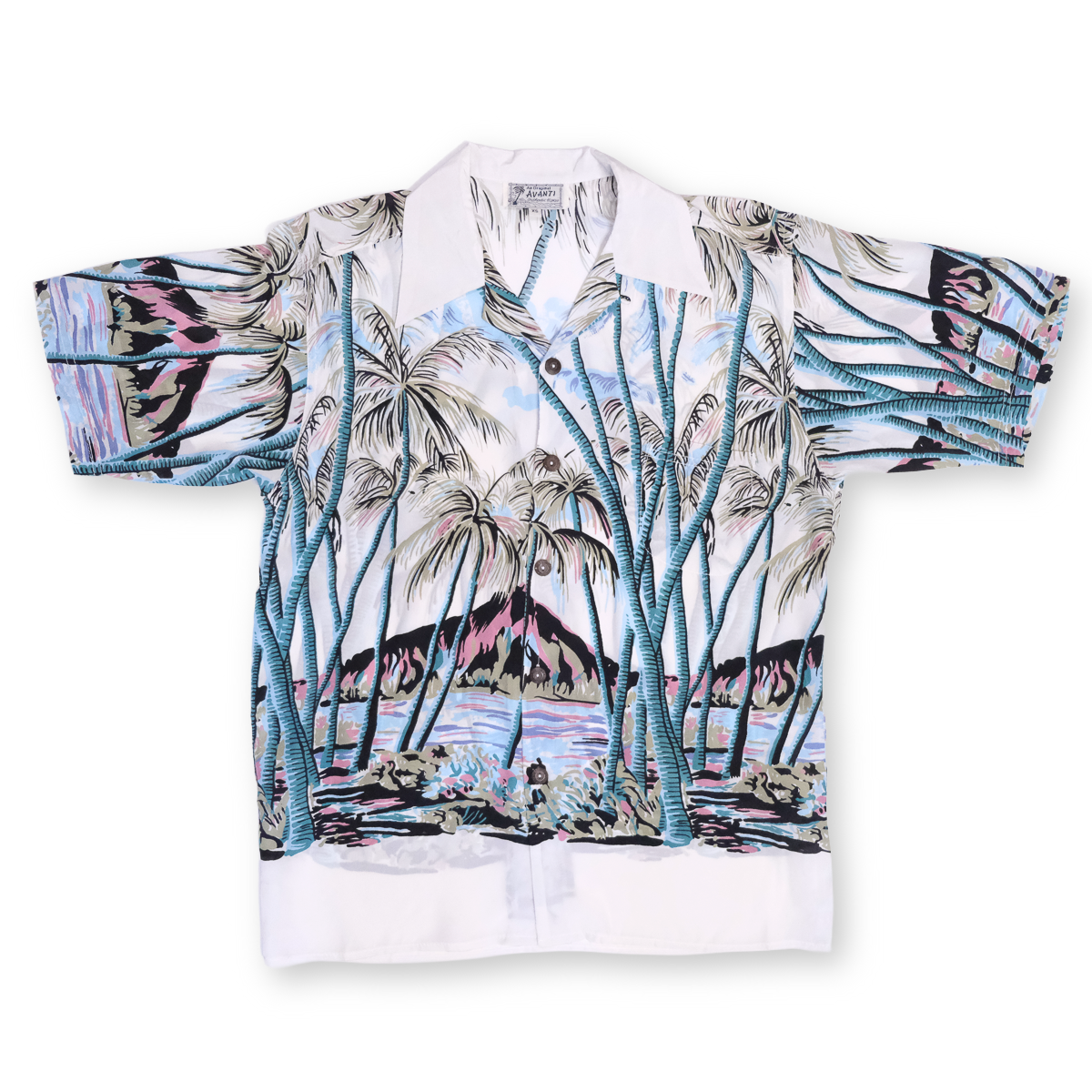 Men's From Here to Eternity Hawaiian Shirt - White – AVANTI HAWAII Men's From Here to Eternity Hawaiian Shirt - White – AVANTI HAWAII