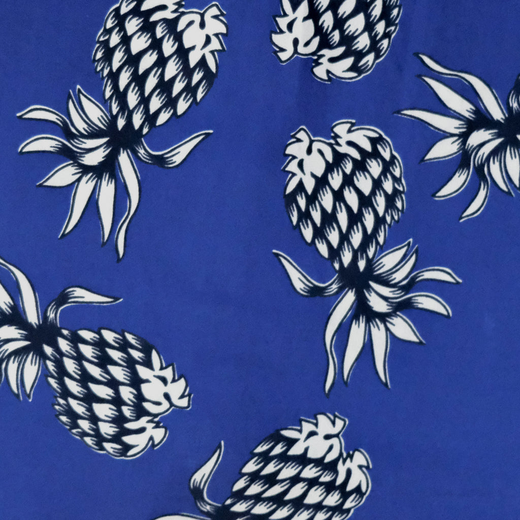 Men's Pineapple Aloha Shirt - Navy