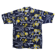 Men's Hula Moon Aloha Shirt - Navy