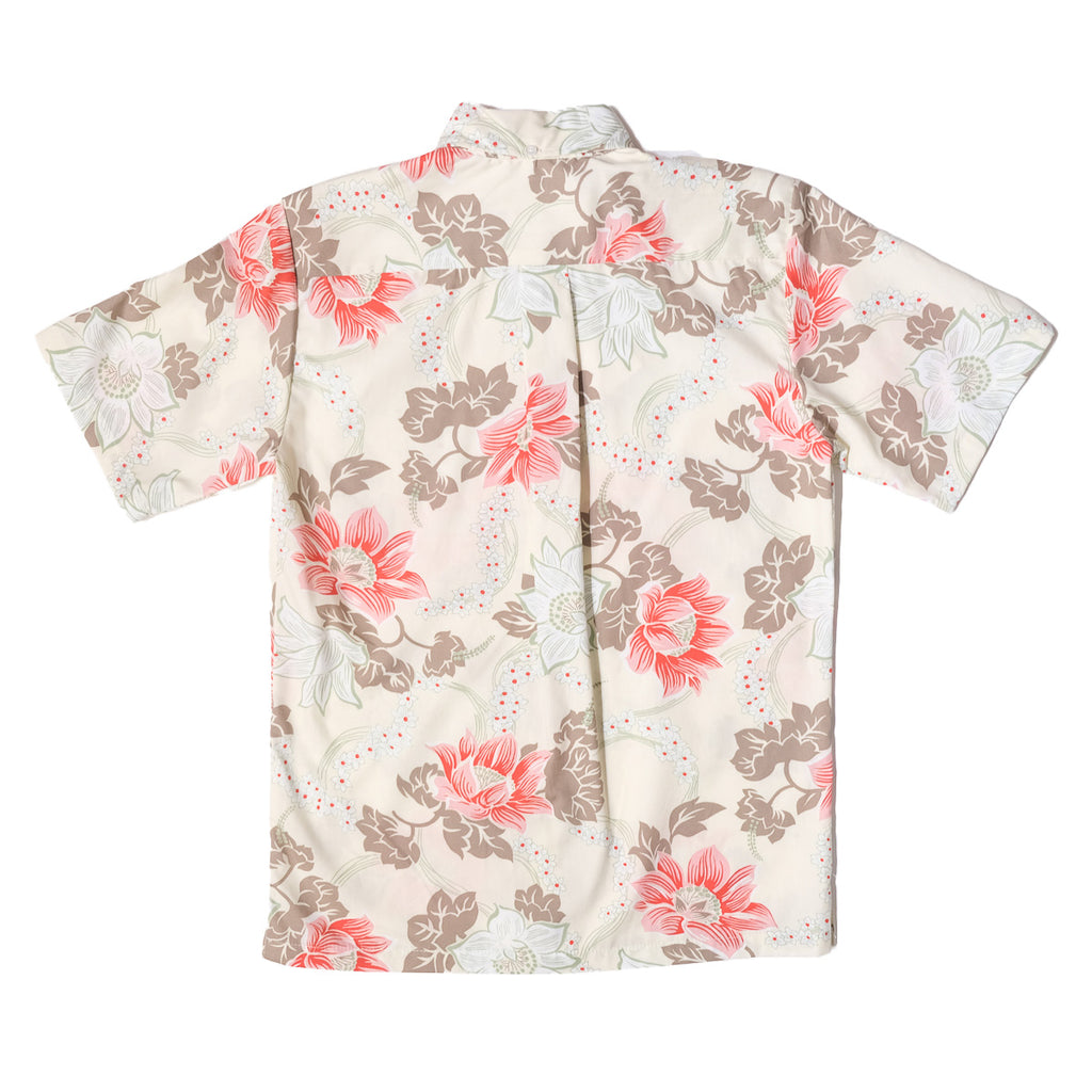 Men's Keanu Aloha Shirt - Cream