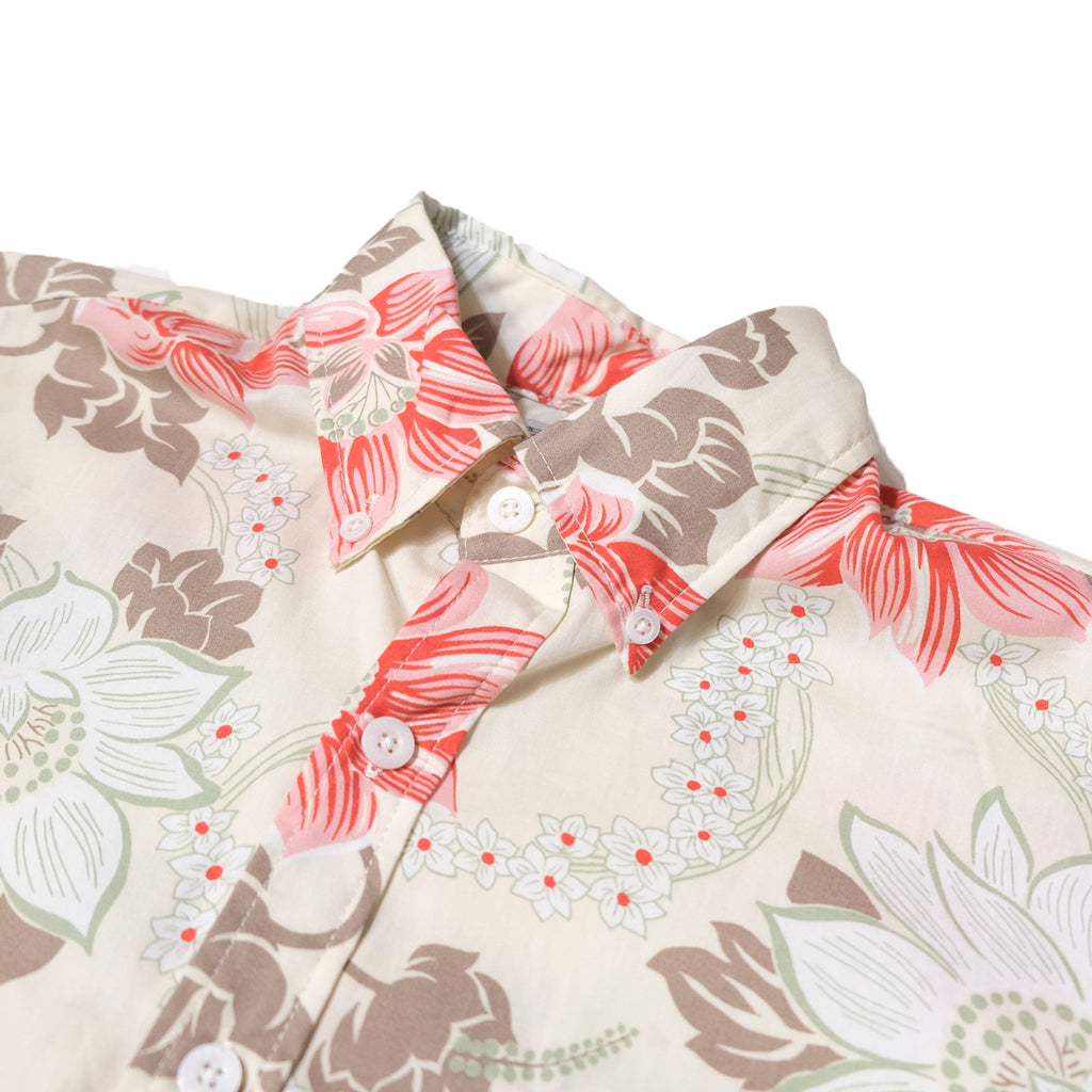 Men's Keanu Aloha Shirt - Cream