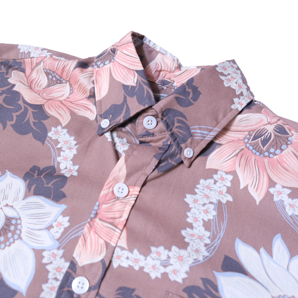 Men's Keanu Aloha Shirt - Mocha