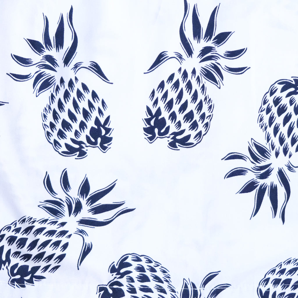 Men's Pineapple Aloha Shirt - White