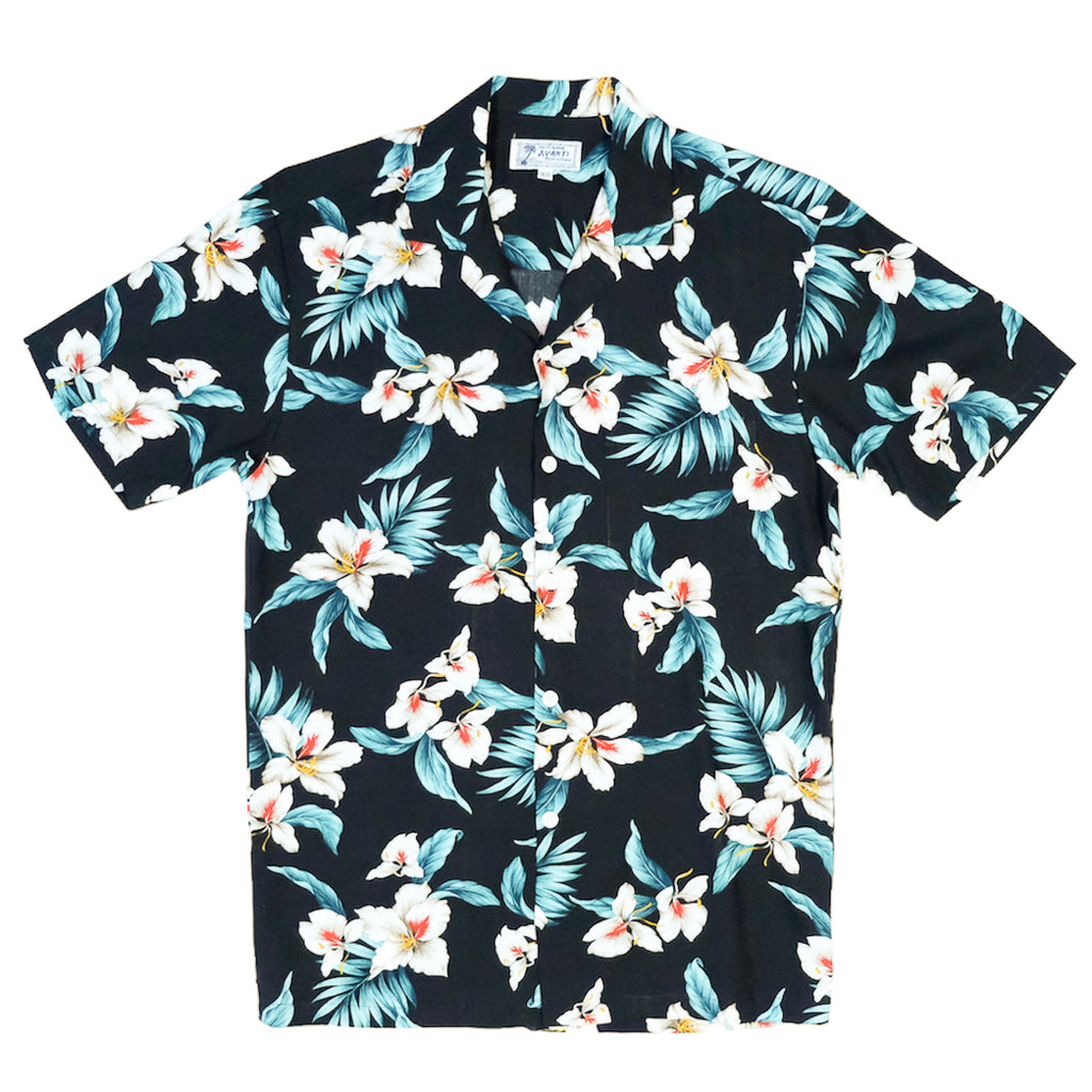 Men's 'Okika Aloha Shirt - Black