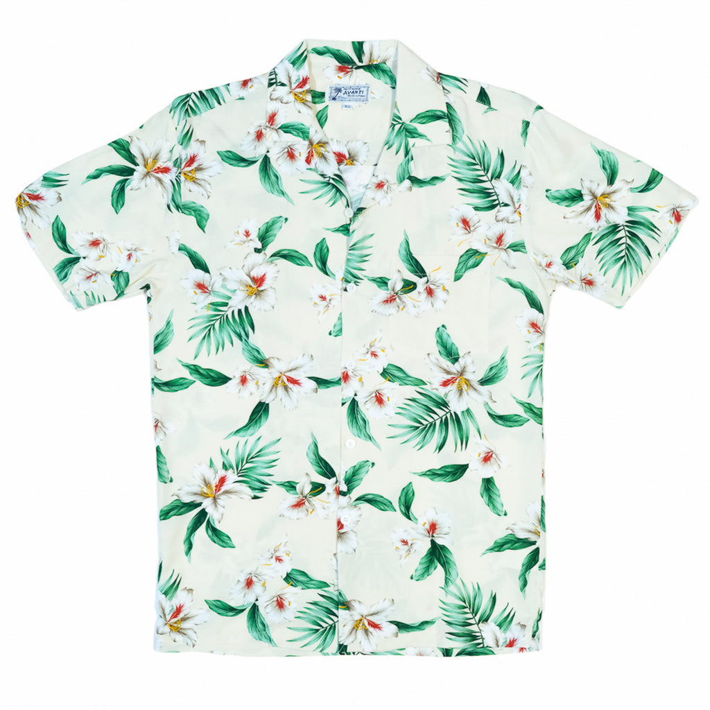  Men's 'Okika Aloha Shirt - Cream