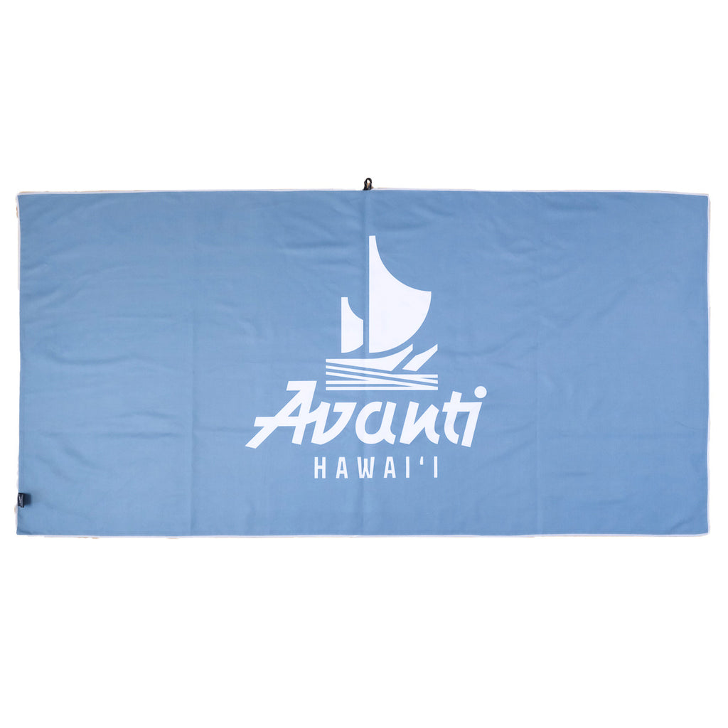 Surfboard Ride Anywhere Towel - White