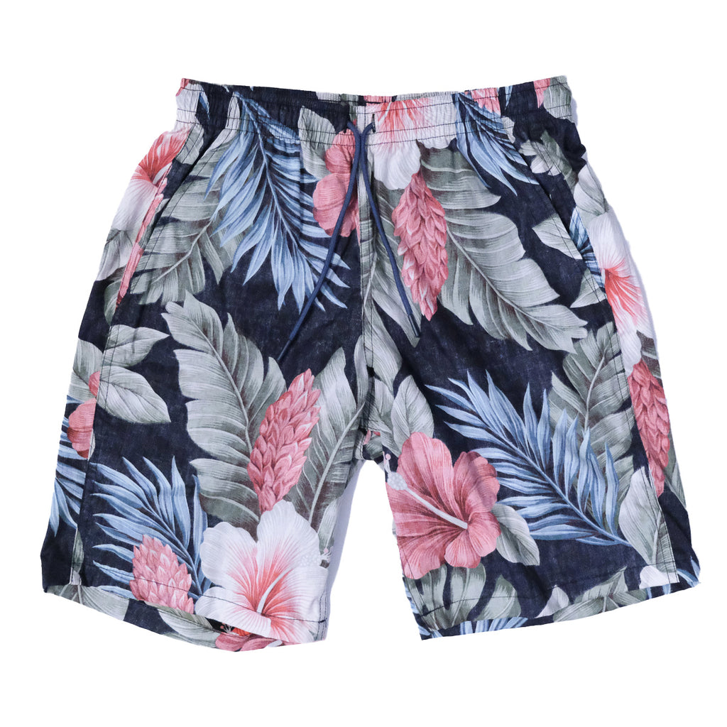 Avanti Botanical Isle Walk Shorts - Black