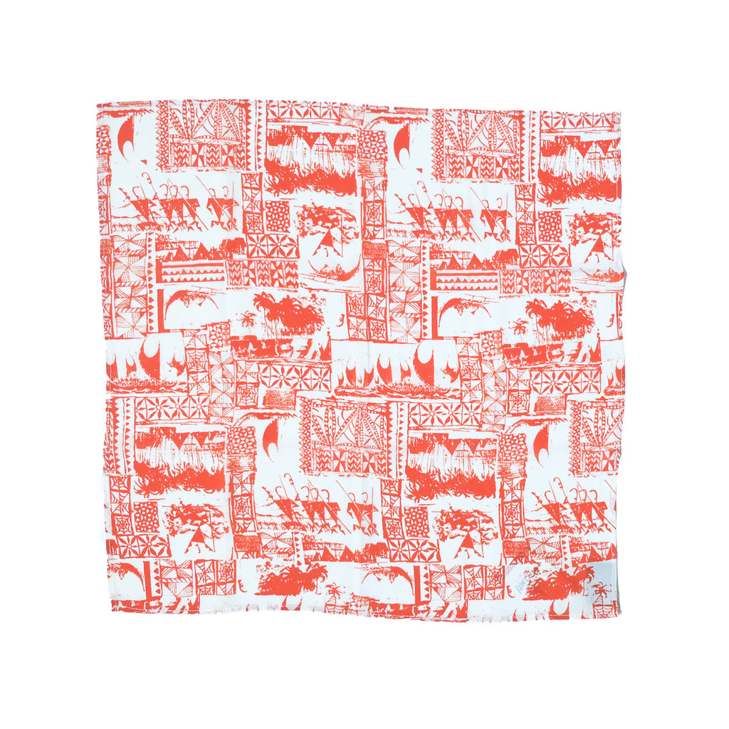 Kapa Petroglyph Bandana - Red