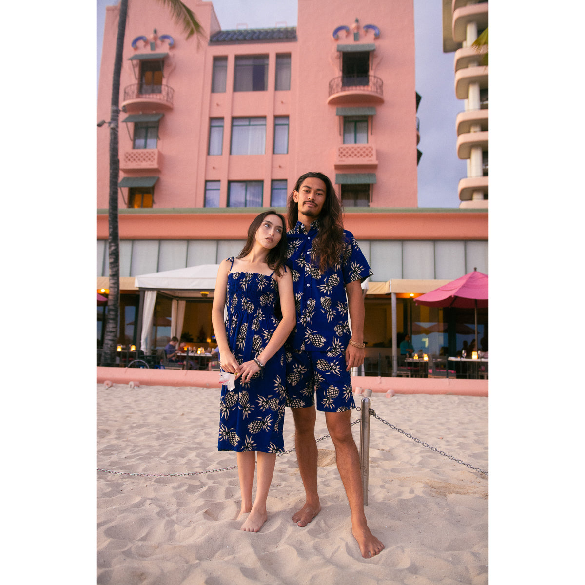 Women's Pineapple Hawaiian Sun Dress