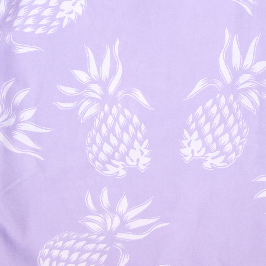 Men's Pineapple Aloha Shirt - Lavender