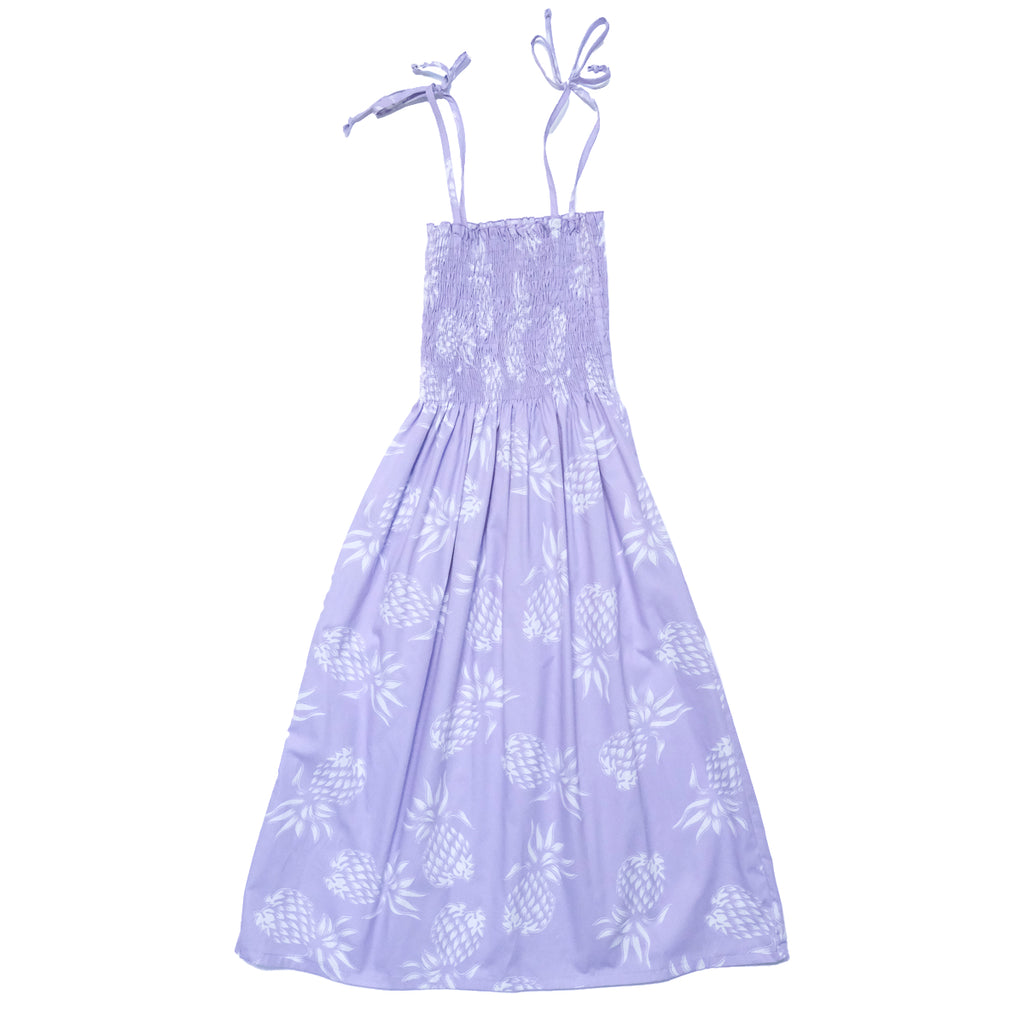 Women's Pineapple Sun Dress - Lavender