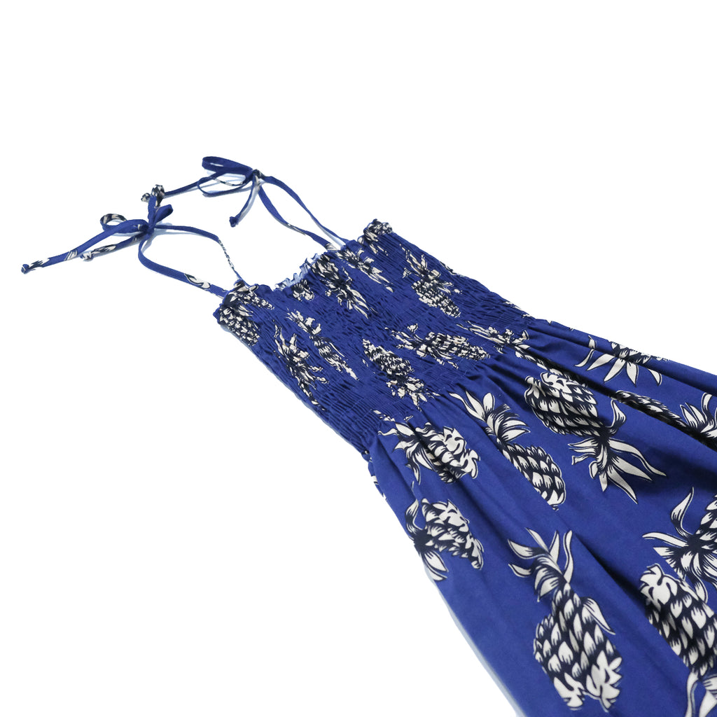 Women's Pineapple Sun Dress - Navy