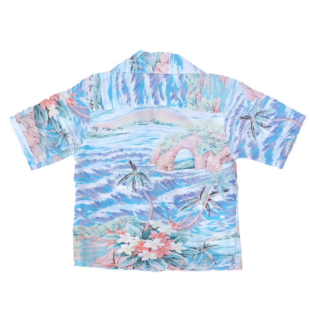Boy's Oasis Hawaiian Shirt - Blue