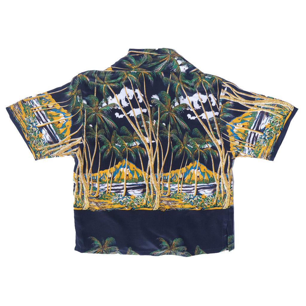 Boy's From Here to Eternity Hawaiian Shirt - Black