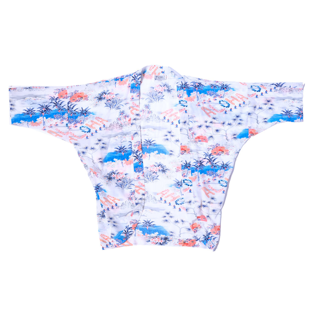 Women's Aloha Hawaii Kimono Cover-Up - White