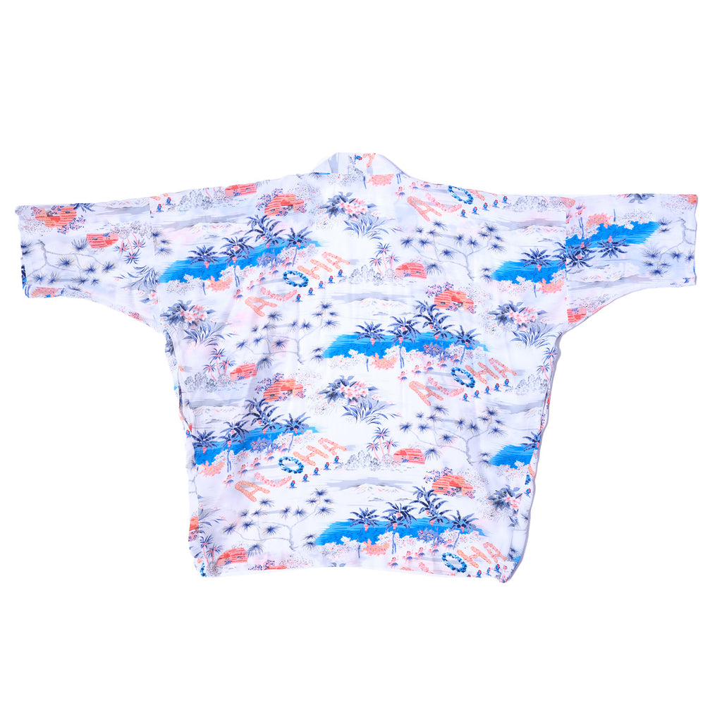 Women's Aloha Hawaii Kimono Cover-Up - White