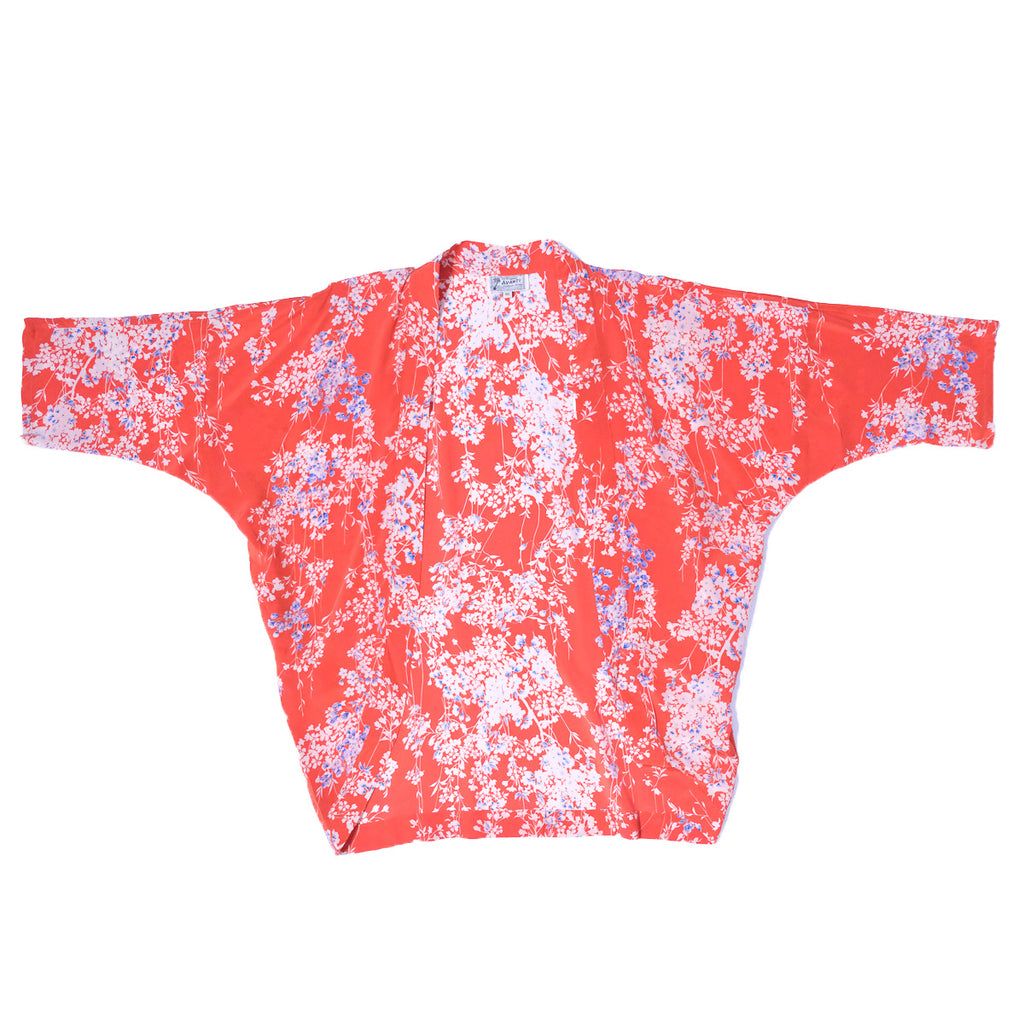 Women's Sakura Kimono Cover-up - Red