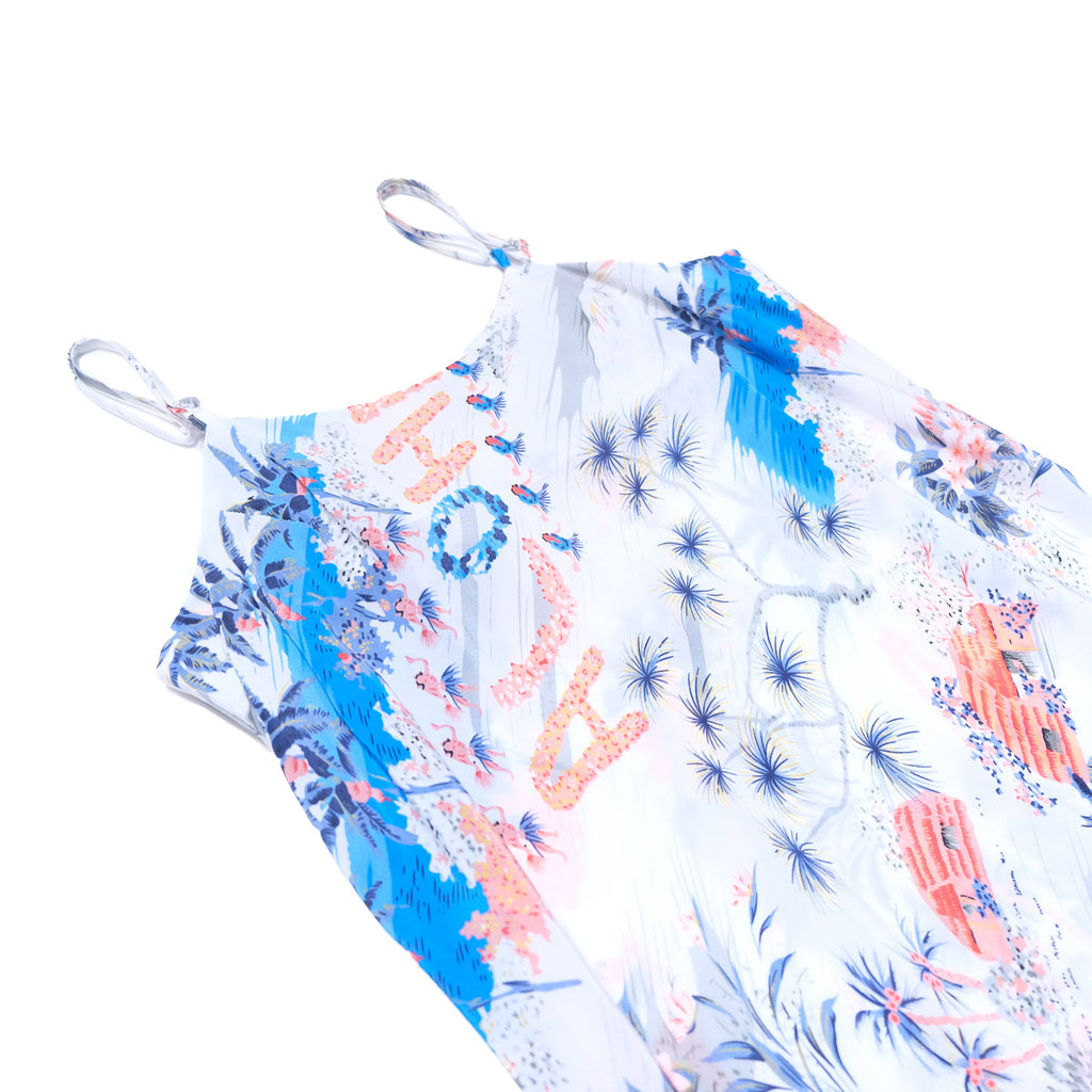 Women's Aloha Hawaii Slip Dress - White