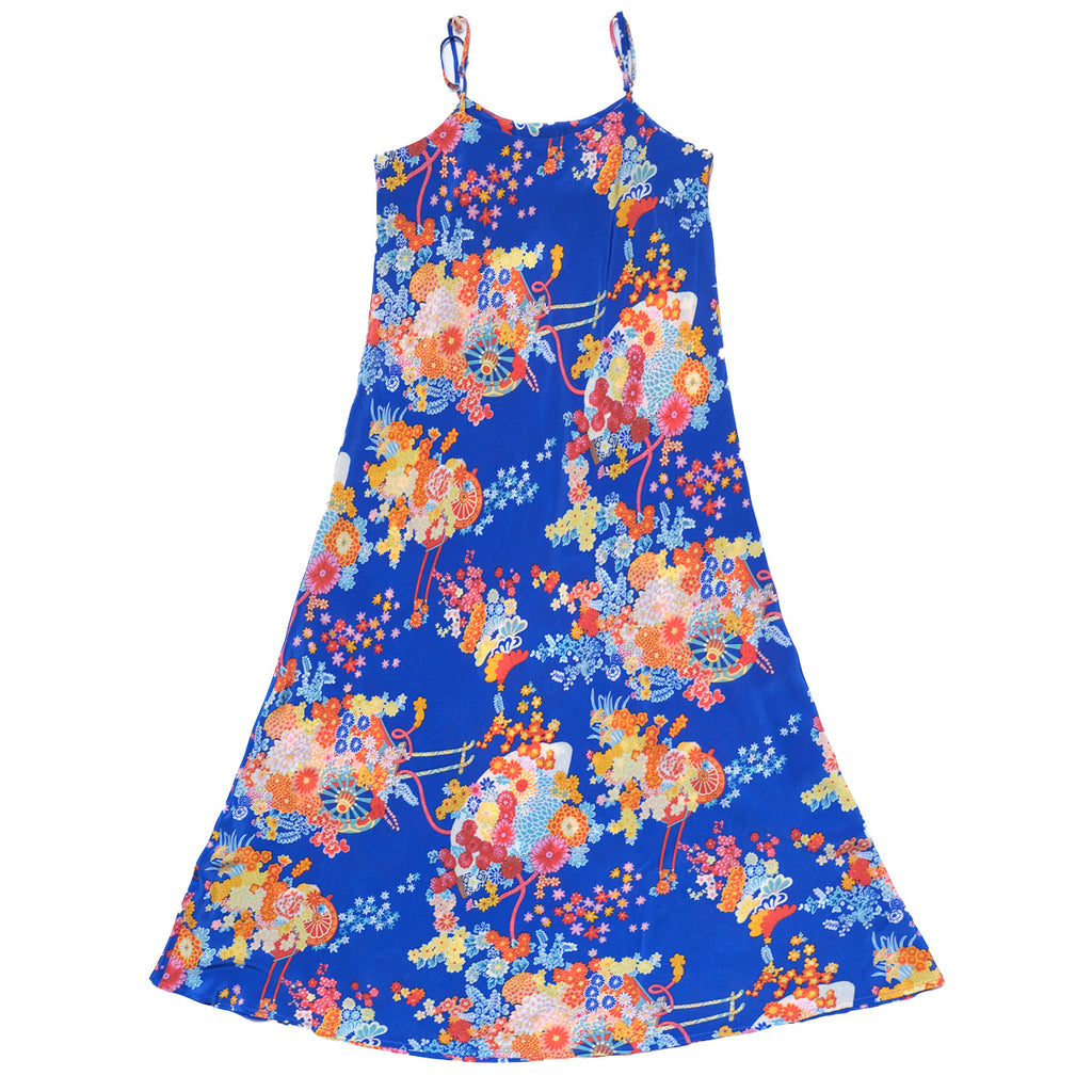 Women's Romeo and Juliet Hawaiian Slip Dress - Blue