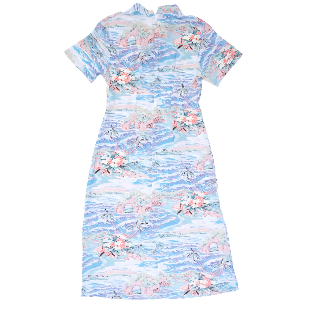 Women's Oasis Mandarin Dress - Blue