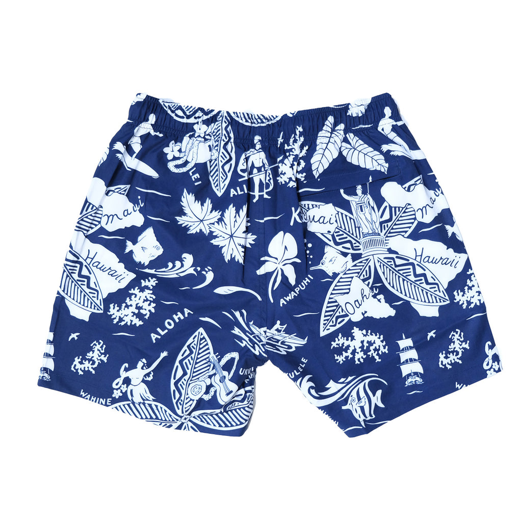 King & Islands Swim Trunks - Navy