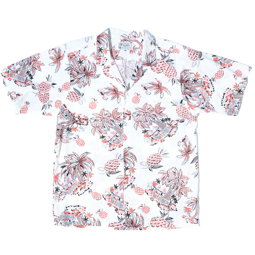 Men's Tahiti Aloha Shirt - White