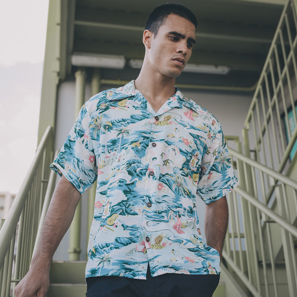 Men's Land of Aloha Hawaiian Shirt