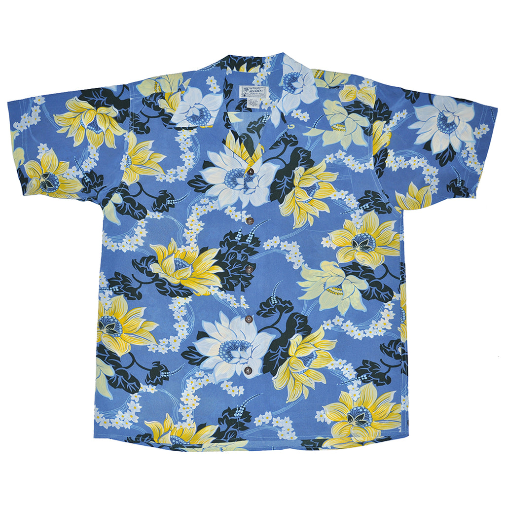 Men's Keanu Hawaiian Shirt - Blue
