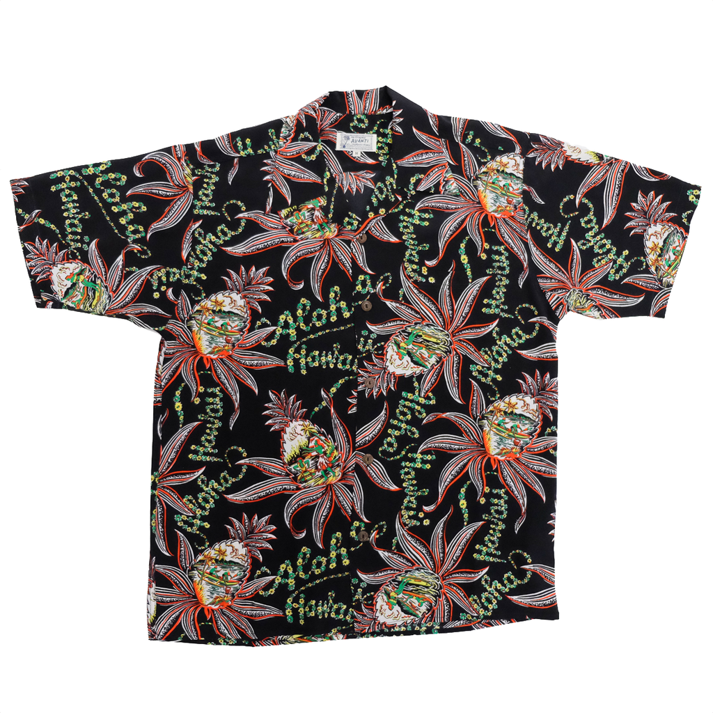 Men's Homegrown Aloha Shirt - Black