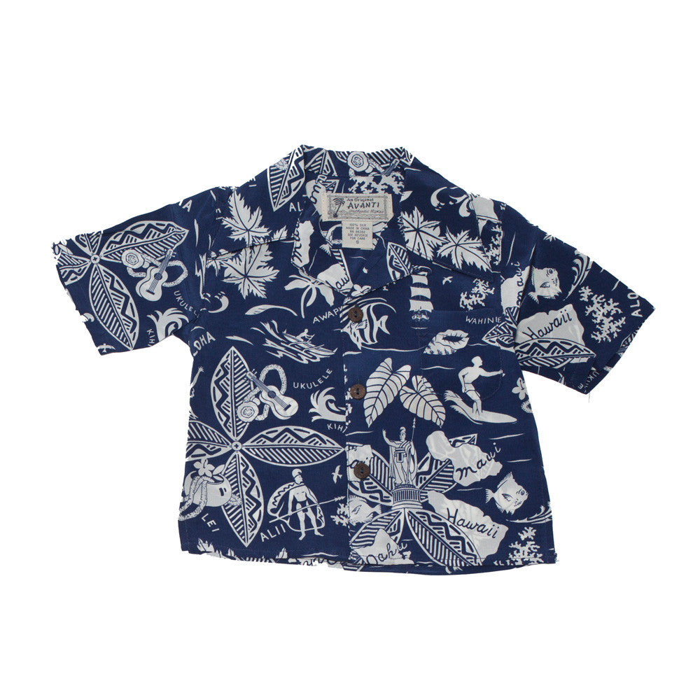 Boy's King & Islands Hawaiian Shirt