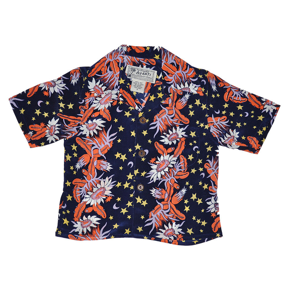 Boy's Starry Night Hawaiian Shirt