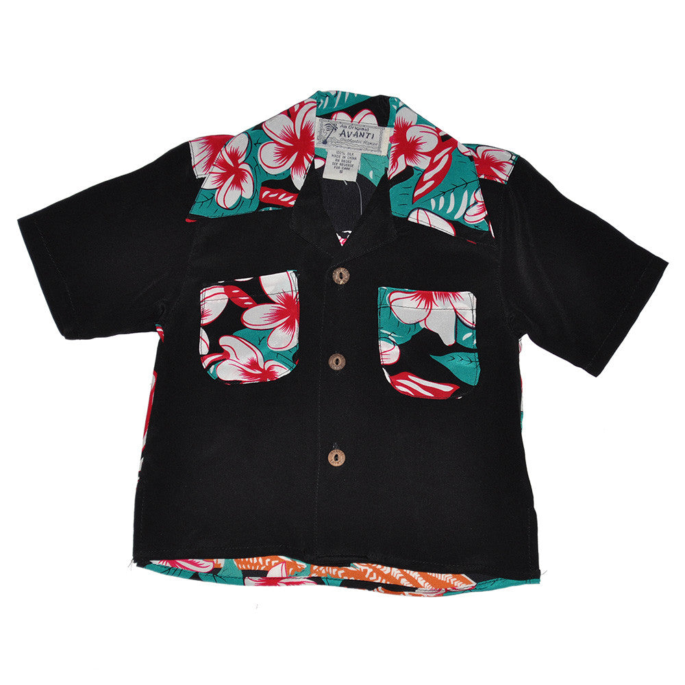 Boy's Hawaiian Maiden Hawaiian Shirt - Front