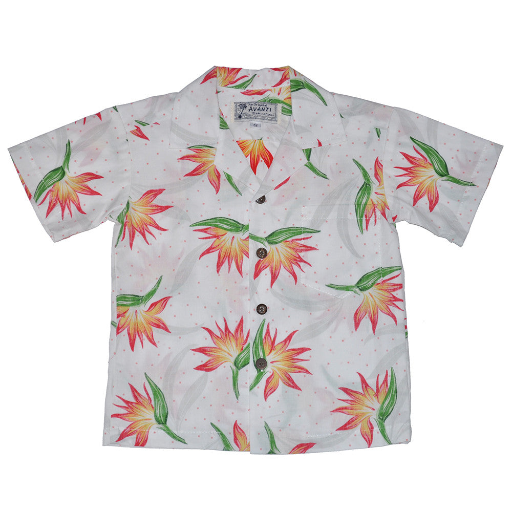 Boy's Paradise Polka Aloha Shirt