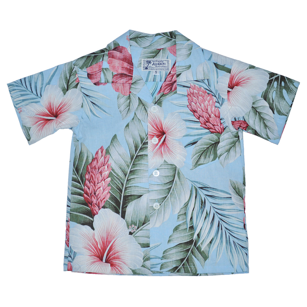 Boy's Botanical Isle Aloha Shirt