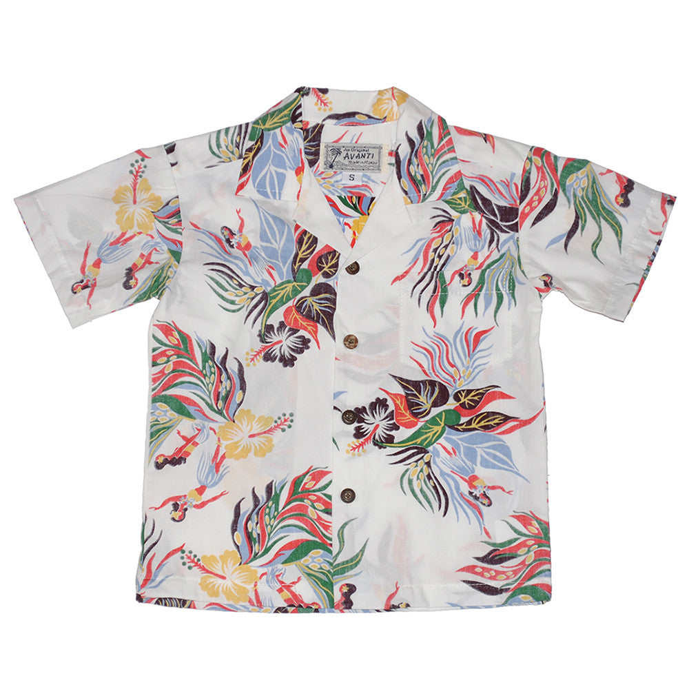 Boy's Hula Bloom Aloha Shirt