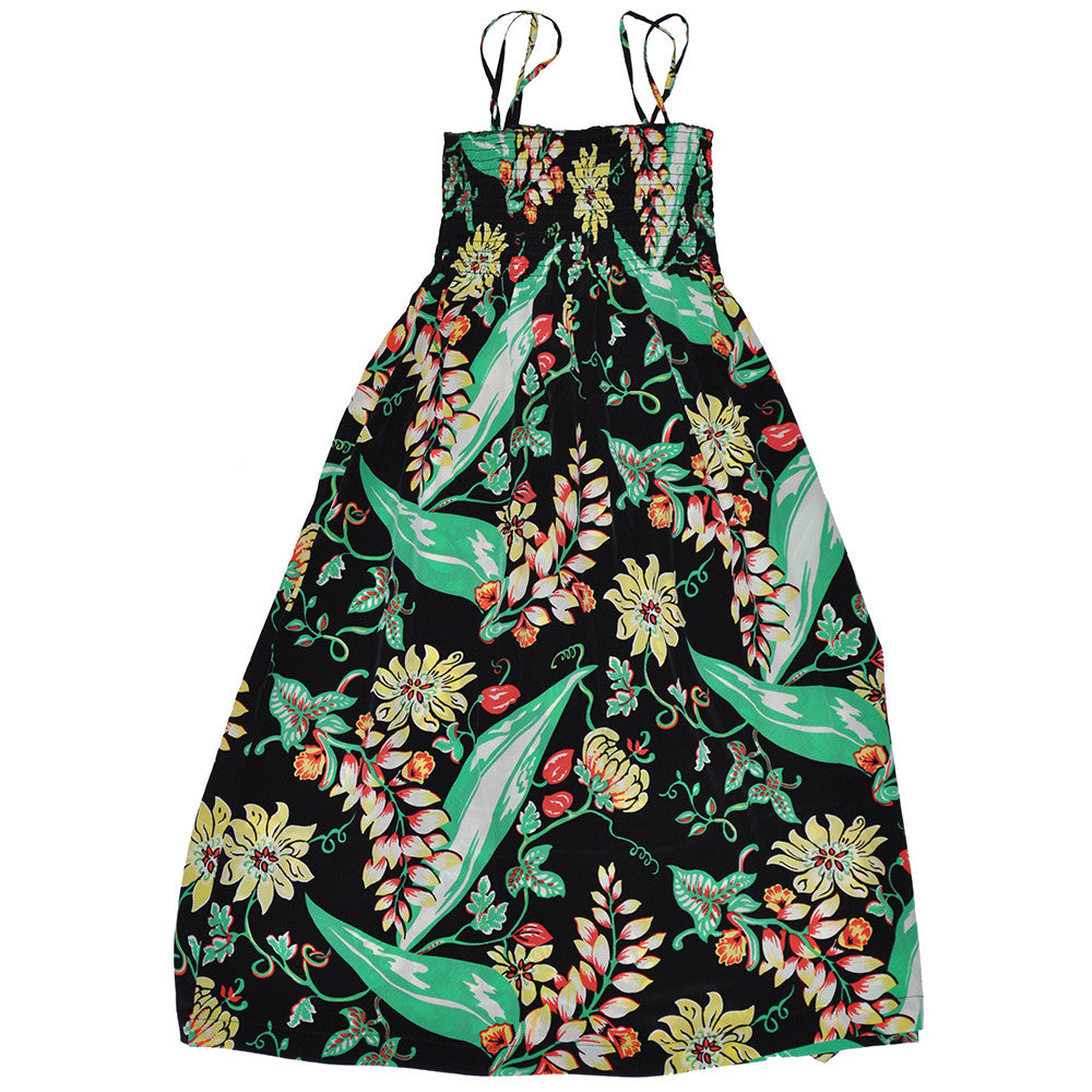 Women's Vintage Floral Sun Dress