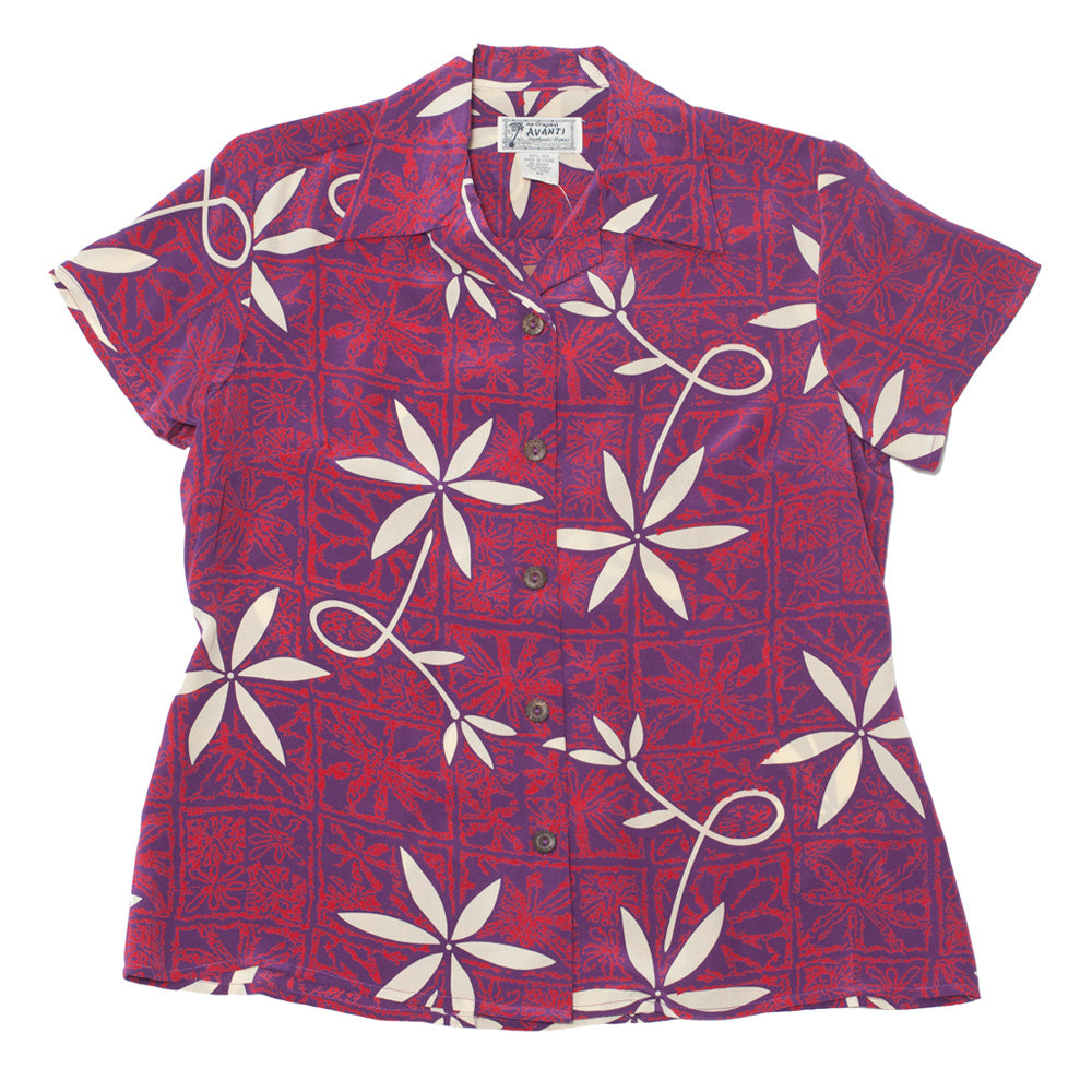Women's Blue Hawaii Hawaiian Shirt